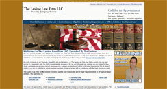 Desktop Screenshot of levinelawyers.com