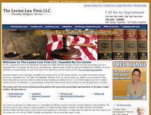 Tablet Screenshot of levinelawyers.com